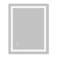 thumbnail image 3 of Smart Frameless LED Bathroom Mirror with Front Back Light, 3 Color Dimmable Touch Anti Fog Wall Vanity Mirror, Tempered Glass for Bathroom Salon Entryway, 24x32 40x32 48x36 Inches, 3 of 8