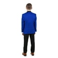 thumbnail image 3 of Boys Tuxedo Set Paisley 5pc Satin Shawl Lapel With Matching Solid Vest & Pants With Free Shirt & Bowtie, 3 of 5