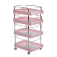 thumbnail image 2 of Estante de almacenamiento de simulación perfecl con ruedas Rosa, 2 of 8
