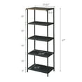 thumbnail image 7 of Yamazaki Home Storage Rack - Three Sizes, Black, Steel, 67-Inch, Supports 64.9 pounds, Adjustable, 7 of 7