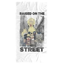 Sesame Street Raised On The Streets Officially Licensed Beach Towel 30' X 60'