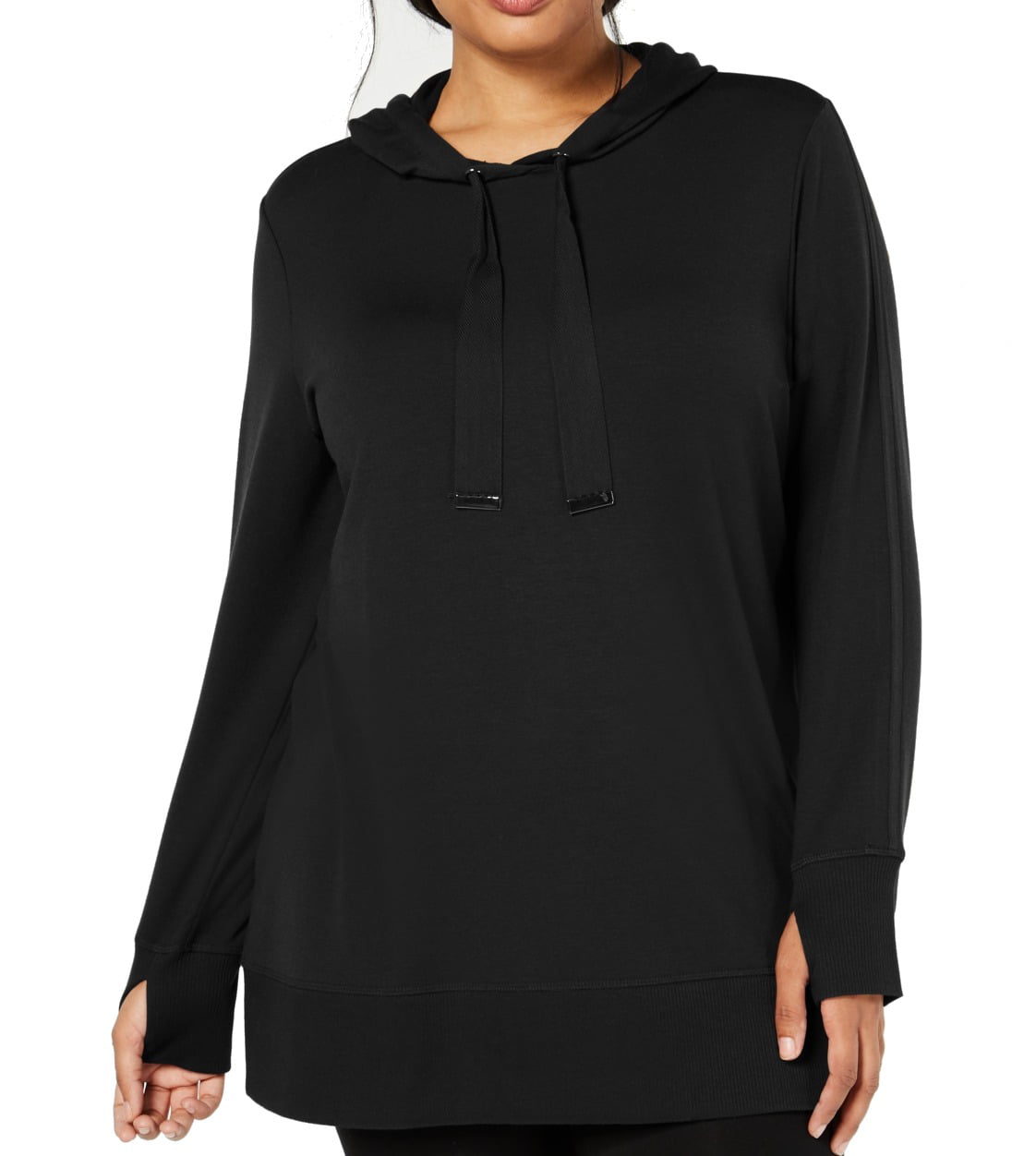 Ideology - Womens Pullover Plus Activewear Hooded Ribbed $54 1X ...