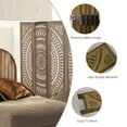 thumbnail image 2 of Hofitlead 6 Panel Carved Wood Room Divider, 5.6ft Tall Super Wide Folding Privacy Screen, Boho Room Divider, Divider for Room Separation, Decorative Room Divider (Brown), 2 of 8
