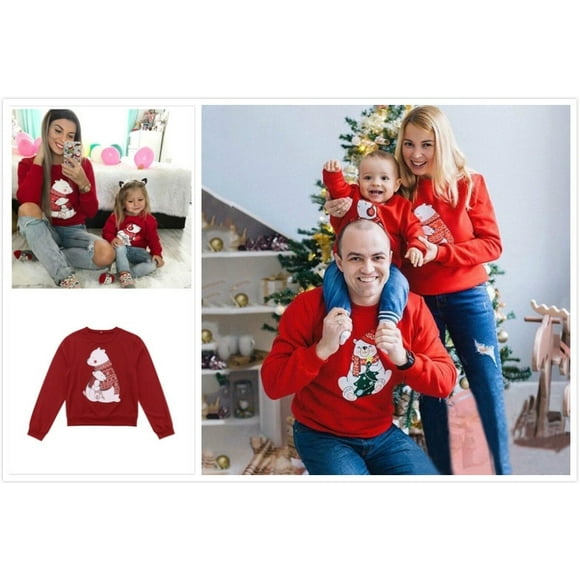 Famille de Noël Correspondant à des Femmes Hommes Sweat-Shirt Sweat-Shirt Pull T-shirt