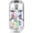 White, variant on Wireless Bluetooth Gaming Mouse, Transparent Dual-Mode BT 5.0 + 2.4G RGB Mouse, Magnetic Top Cover Rechargeable Silent Mouse for PC Laptop Tablet