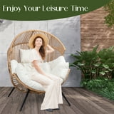 Walsunny Outdoor Patio Egg Chair - Beige