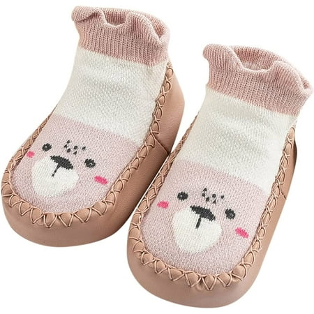 

QWZNDZGR Baby Boy Girl Toddler Infant First-Walking Training Floor Breathable Thick Kids Indoor Outdoor Shoes Pre-Walker Shoes