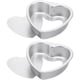 thumbnail image 4 of 2pcs Cake Heart Anning Herramienta de horno de galletas Cortero Pastel Portas Portas con molde para hornear con fondo de extracción, 4 of 6
