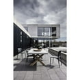 thumbnail image 4 of Omax Decor Cleo Arm Resin Patio Dining Chair in Anthracite Black - (Set of 2), 4 of 7