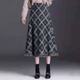 thumbnail image 2 of Caixia Swing Skirt for Women High Waist Long Pleated for Fall Winter Casual Party and Daily Wear Comfort, 2 of 5