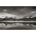 thumbnail image 2 of Majchrowicz, Alan 32x23 Black Ornate Wood Framed with Double Matting Museum Art Print Titled - Little Redfish Lake Morning II, 2 of 4