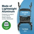 thumbnail image 6 of Lumex Upright Walker - Graphite, 6 of 6