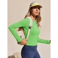 thumbnail image 3 of Women's Striped Long Sleeve T-Shirt, Fitted Casual Crew Neck Top for Everyday Wear and Layering, 3 of 5