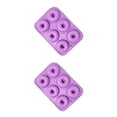 thumbnail image 4 of Ounissouiy Molde para rosquillas Elenxs, molde para hornear rosquillas de 6 rejillas, molde antiadherente para pasteles, galletas, silicona, molde Type1 NO1, 4 of 6