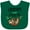 Green, variant on Inktastic Gramps Loves Me Cute Sloth and Baby Boys or Girls Baby Bib