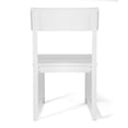 thumbnail image 6 of WestinTrends Paloma Modern HDPE Outdoor Armless Patio Dining Chairs (Set of 2), White, 6 of 15
