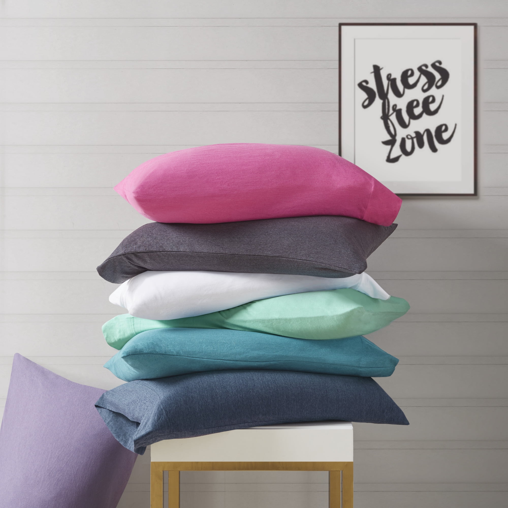 Comfort Classics Cotton Blend Jersey Knit Sheet Set