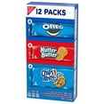 Nabisco Cookie Variety Pack, OREO, Nutter Butter, CHIPS AHOY!, 12 Snack Packs (4 Cookies Per