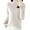 White, variant on tarylea Trendy Tops for Women Half High Neck Knitted Lightweight Sweater Casual Loose Homewear Dailywear Tops