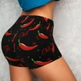 thumbnail image 4 of Red Hot Chili Peppers Workout Shorts For Women Scrunch Butt Lifting Yoga Gym Seamless Booty Biker Shorts Small, 4 of 9