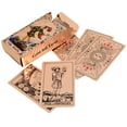 thumbnail image 2 of Cartas de Tarot de lámina de oro nuevo de oro rosa, juego de mesa de Tarot, juguete de PVC resistente al agua y al desgaste, exclusivamente para ventas directas, 2 of 5