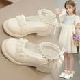 thumbnail image 2 of LYHaoo Girls' Soft Sole Shoes For Spring And Autumn Sizes 11.5 White(Big Kid), 2 of 6