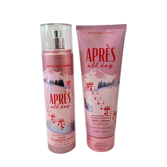 Bath & Body Works Apres All Day Mist & Body Cream Set
