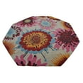 thumbnail image 4 of Rugsotic Carpets Hand Tufted Wool Eco-Friendly Area Rugs - 8'x8', Octagon, Cream, Modern Contemporary Design, High Pile Handmade Anti Skid Rugs for Living Room, Bed Room (K00504), 4 of 6