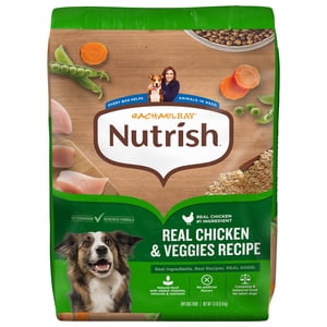 Nutrish Adult Real Chicken & Veggies Dry Dog Food 13 Lbs