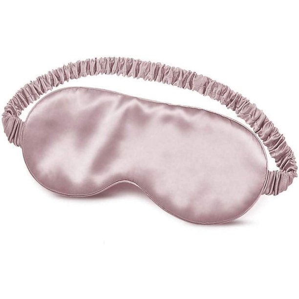 Mascarilla para dormir (rosa claro), antifaz de seda para mujeres/hombres/niñas durmientes, protector solar de doble cara de seda de morera pura y mascarilla antialérgica para madres, con banda elástica, adecuada para la noche, viajes, siestas y meditación Rojo Verde