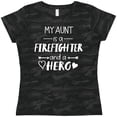 thumbnail image 3 of Inktastic My Aunt is a Firefighter and a Hero Women's T-Shirt, 3 of 5