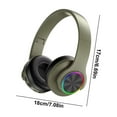 thumbnail image 3 of Bluetooth Headphones Over Ear, HiFi Stereo Sound, Intelligent Noise Reduction, Foldable, Long Battery Life 12H, 5.1 Bluetooth, Wired/Wireless, T-card Playback, with Charging Cable, 3 of 7