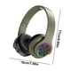 thumbnail image 3 of Auriculares Bluetooth Auriculares inalámbricos sobre la oreja | Sonido estéreo HiFi plegable | Cancelación de ruido | Controladores de 40 mm | Bluetooth 5.1 | Batería de larga duración | Tarjeta AUX, 3 of 7