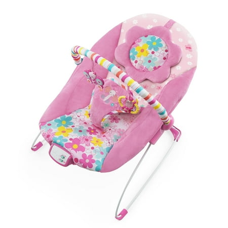 bright pink bouncer starts pretty cutouts butterfly stars walmart