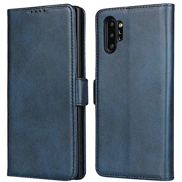 iCoverCase for Samsung Galaxy Note 10 Plus Wallet Case, Premium PU Magnetic Leather Card Slots Holder Carry Kickstand