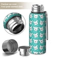 thumbnail image 2 of 20 Oz Esign Of Head Pug Dog Coffee Tumbler Double Wall Insulated Stainless Steel Water Bottle | Metal Reusable Thermoses Flask with Cup Cap | Leak & Sweat Proof with Anti-Dust Lid, 2 of 7