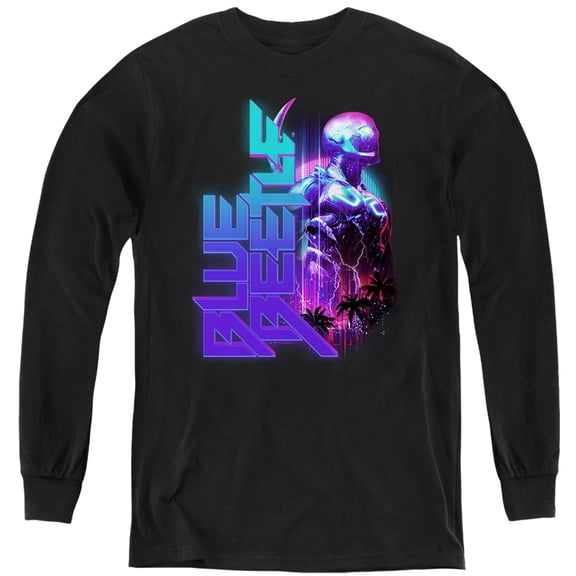 Blue Beetle (2023) Lightning Youth Long Sleeve T shirt