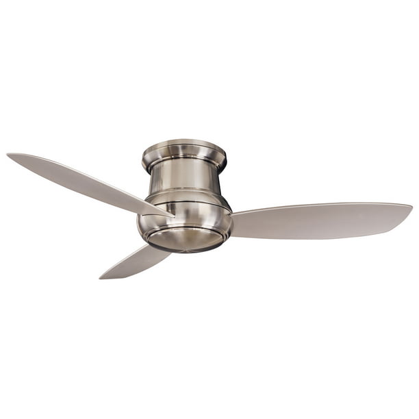 Minka Aire Concepto Ii Flush Mount, Flush Mount Outdoor Ceiling Fan With Remote