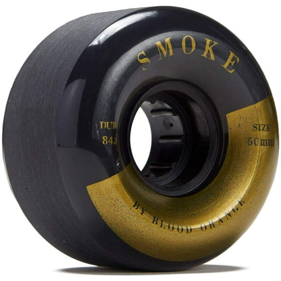 Blood Orange Smoke Wheels 60mm 84A Black/Gold