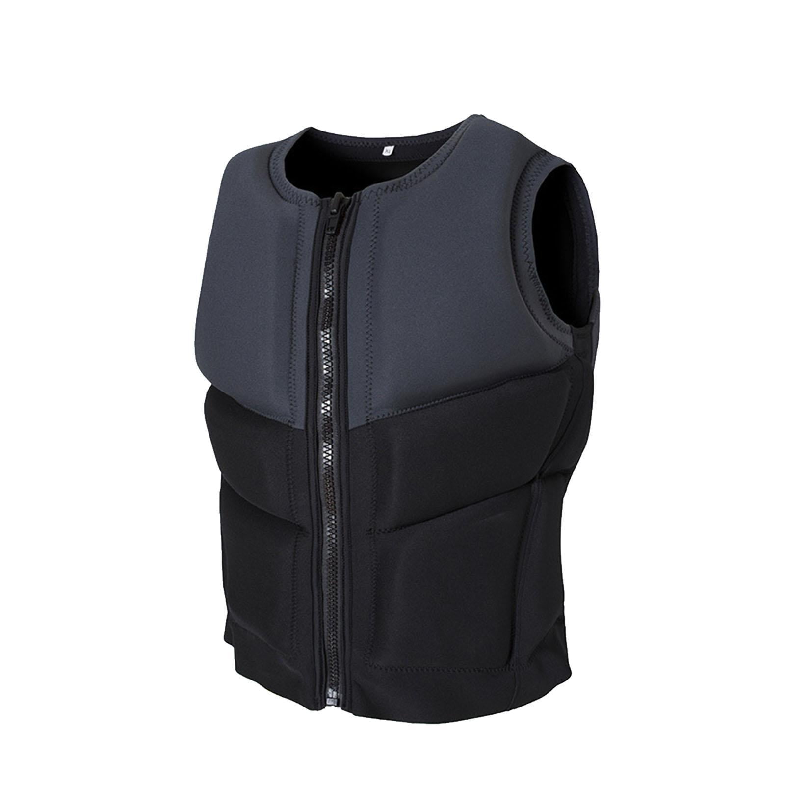 DimyFew Life Vest Waistcoat Compact Portable Multipurpose Boating Vest Water Sports Vest M