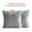 Grey, variant on EVOLIVE Luxury Long Hair, PV 18"X18" Decorative Pillow Cover Set of 2 with Envelope Closure (Black, 18"X18")