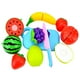 thumbnail image 3 of Juegos de imaginación,Pretend Play Food Set Niños pequeños Juguetes de corte,Juegos de rol para niños Juego de corte de vegetales para alimentos de cocina,Pizza Fruta Vegetal Simulación, 3 of 9