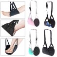 thumbnail image 1 of Office Foot Rest Portable Travel Foot Hammock Airplane Footrest Adjustable under Desk Leg Rest Sling, 1 of 8
