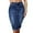 Blue, variant on Bmisegm Women's Wide Leg Jeans High Waisted Stretchy Straight Leg Jeans Buttoned Loose Denim Pants with Pocket Y2K Jeans for Women Blue XXL