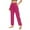 Z2-Hot Pink, variant on Karight Women's Pants with 3 Pockets 7/8 High Waisted Stretch Ankle Pants for Women Golf Casual Travel Athletic Work