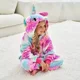 thumbnail image 5 of Pijama De Una Pieza Coral Fleece Unicornio Para Niños, 5 of 6