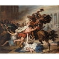 thumbnail image 2 of François Joseph Heim 24x20 Gold Ornate Framed and Double Matted Museum Art Print Titled - Study for Destruction of Jerusalem by the Romans (1824), 2 of 4