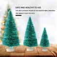 thumbnail image 1 of pitrice Christmas Mini Tree Home Office Tabletop Decor Holiday Desktop Ornament, 48 Pcs/set, 6pcs Garland, 1pc Label, 1 of 6