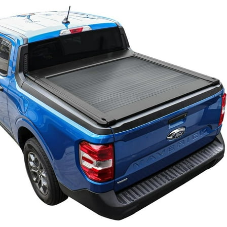 Syneticusa AR Hard Aluminum Retractable Truck Bed Tonneau Cover for 2022-2025 Maverick 4'6" (54.4") bed
