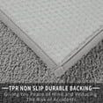 thumbnail image 5 of STARTWO Pure Light Gray Bathroom Rug Mat - Extra Soft, Non-Slip, Water Absorbent, Thick Shaggy Bath Mat for Shower and Bathtub, 5 of 7